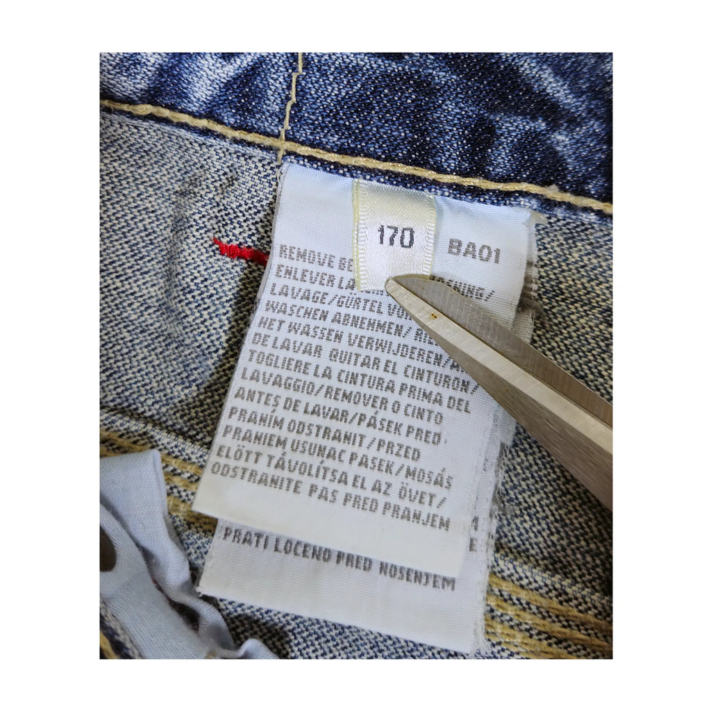 Vintage Y2K "Here & There" C&A South Academy Broderte Carpenter Skater Jeans