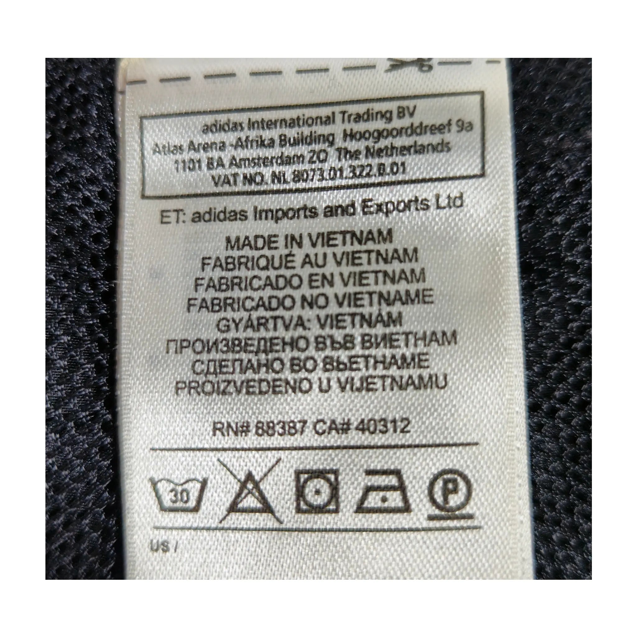 Adidas XL vindbukse