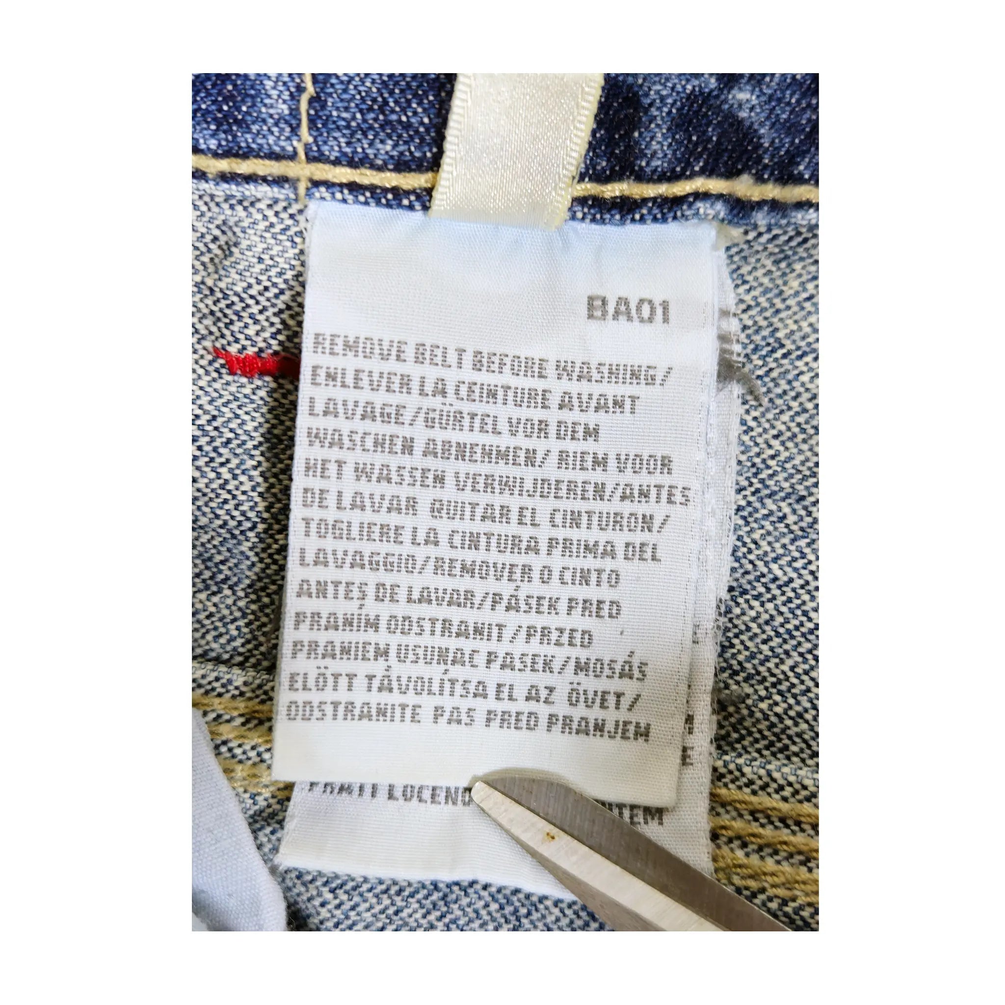 Vintage Y2K "Here & There" C&A South Academy Broderte Carpenter Skater Jeans
