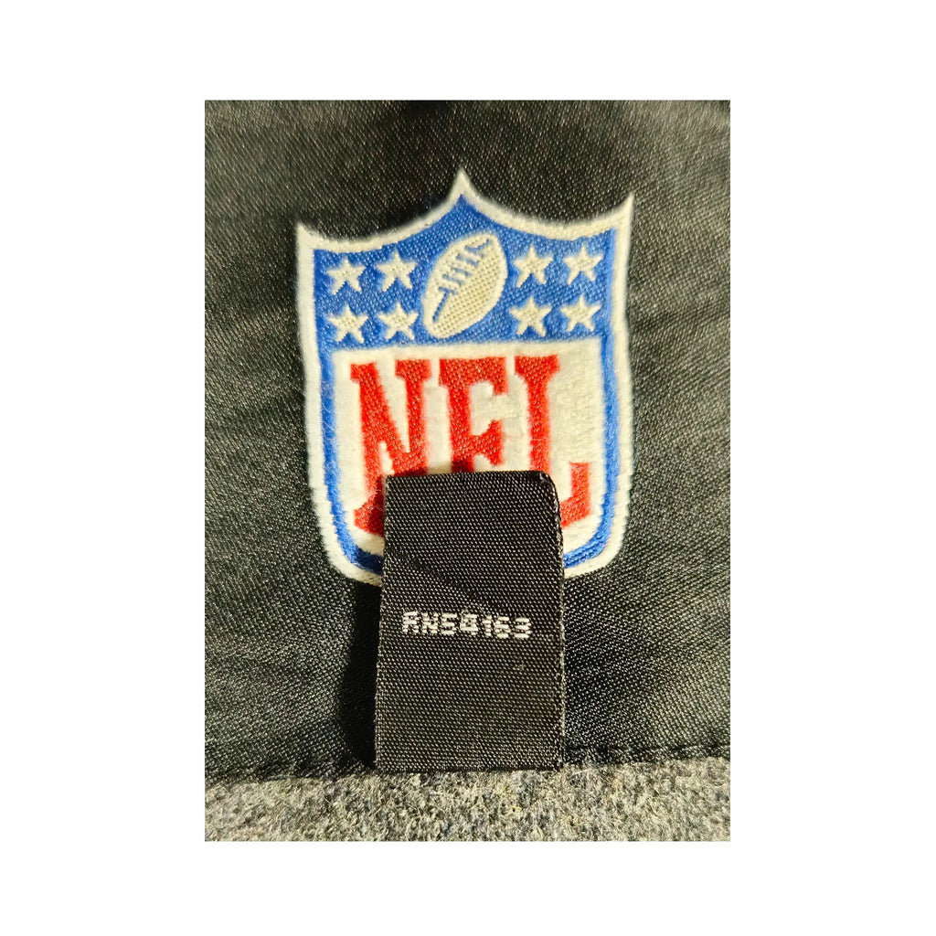 Retro tungvekts bomberjakke i ull fra midten av 2000-tallet – Patriots-utgave
