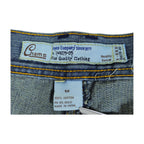 Vintage Y2K Chams Jeans Co. heavily studdet og brodert store størrelse cropped baggy jeans